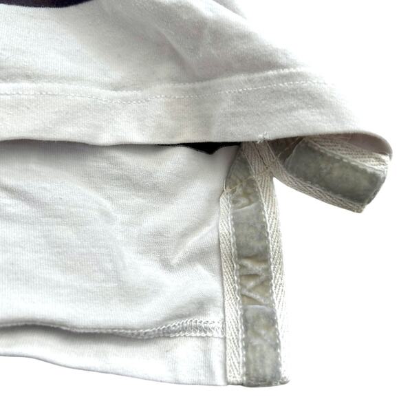 Abercrombie & Fitch Mens Preppy Rugby Polo L/S White Navy Stripe Heritage XXL - Picture 9 of 10